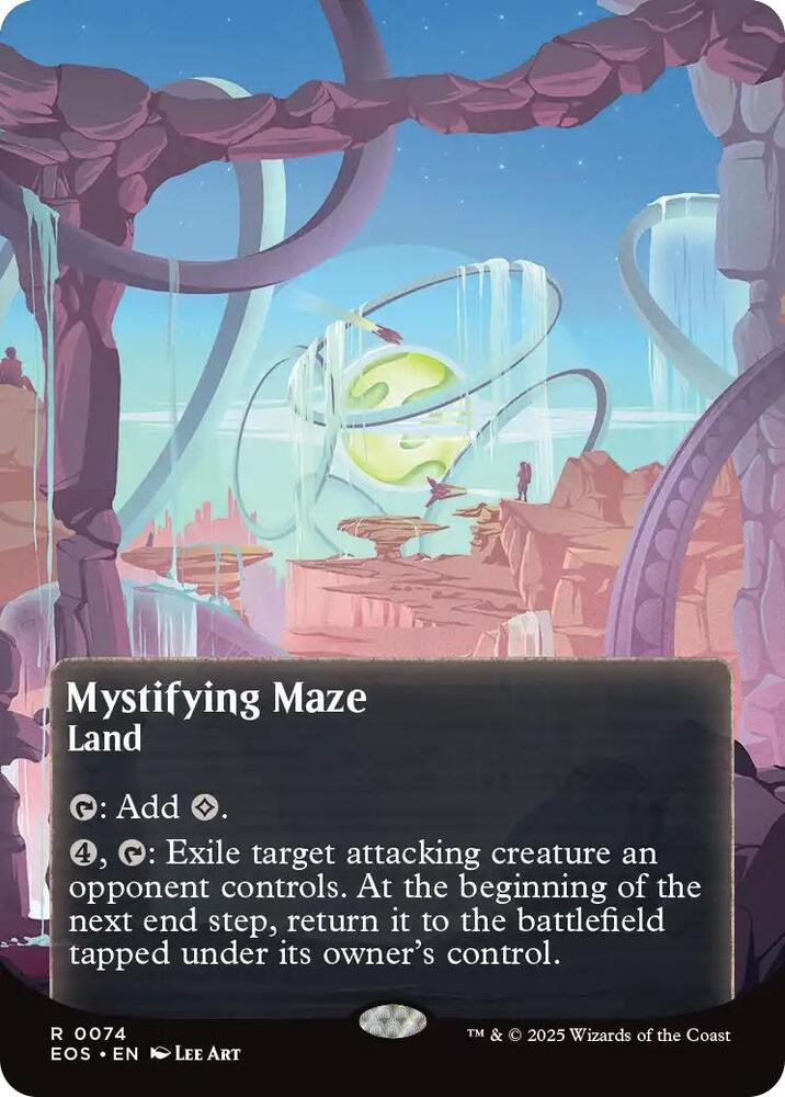 Mystifying Maze 74 (Edge of Eternities: Stellar Sights)  - Borderless
