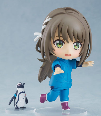 Rear view of Nendoroid Fuka Miyazawa showcasing hair details and outfit