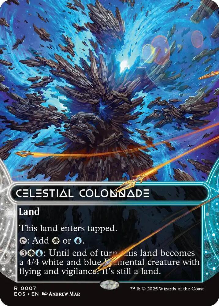 Celestial Colonnade  7 (Edge of Eternities: Stellar Sights)  - Borderless