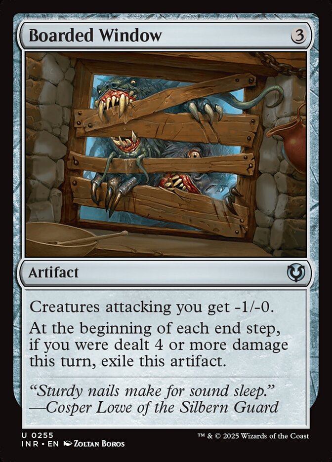 Boarded Window 255 (Innistrad Remastered)  - Foil