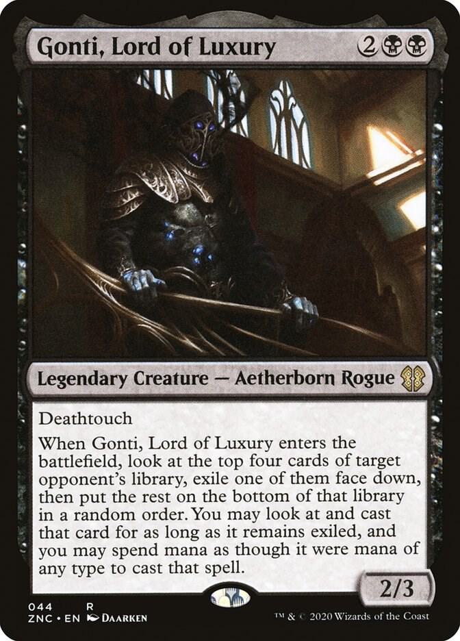 Gonti, Lord of Luxury 44/142 (Commander: Zendikar Rising) 