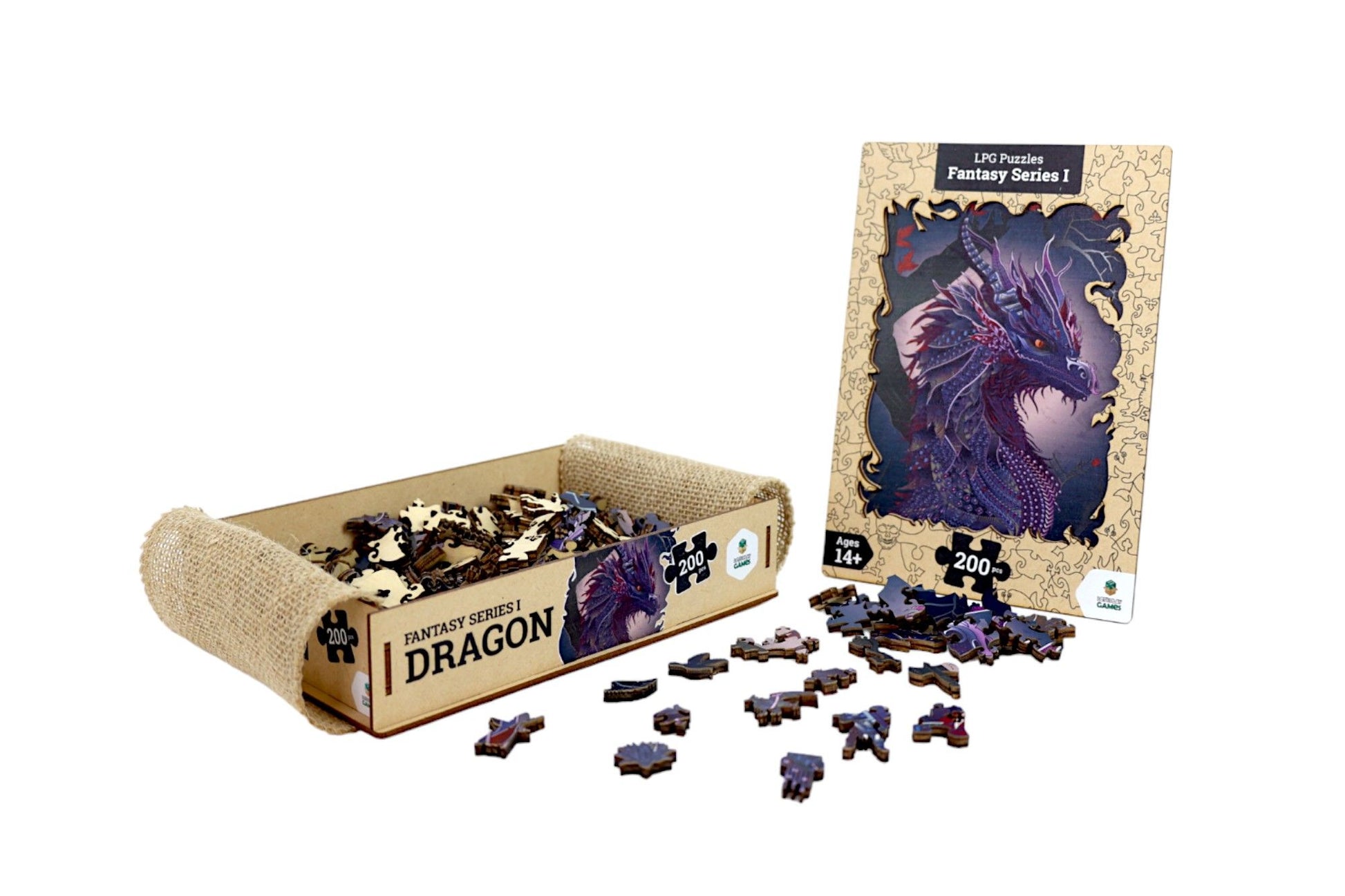 LPG Puzzles Wooden Fantasy Puzzle - Dragon - Good Games