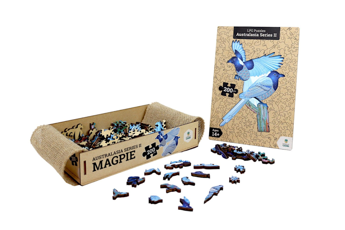 LPG Puzzles Wooden Australiana Puzzle - Magpie - Good Games