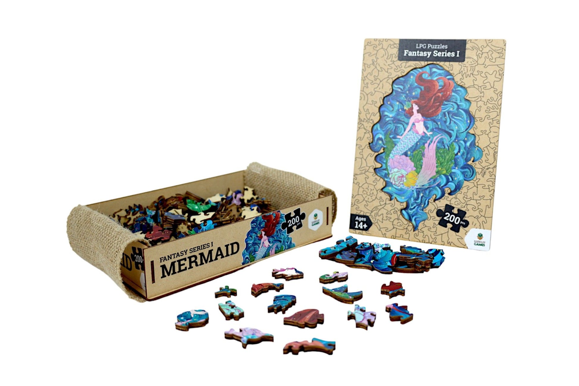 LPG Puzzles Wooden Fantasy Puzzle - Mermaid - Good Games