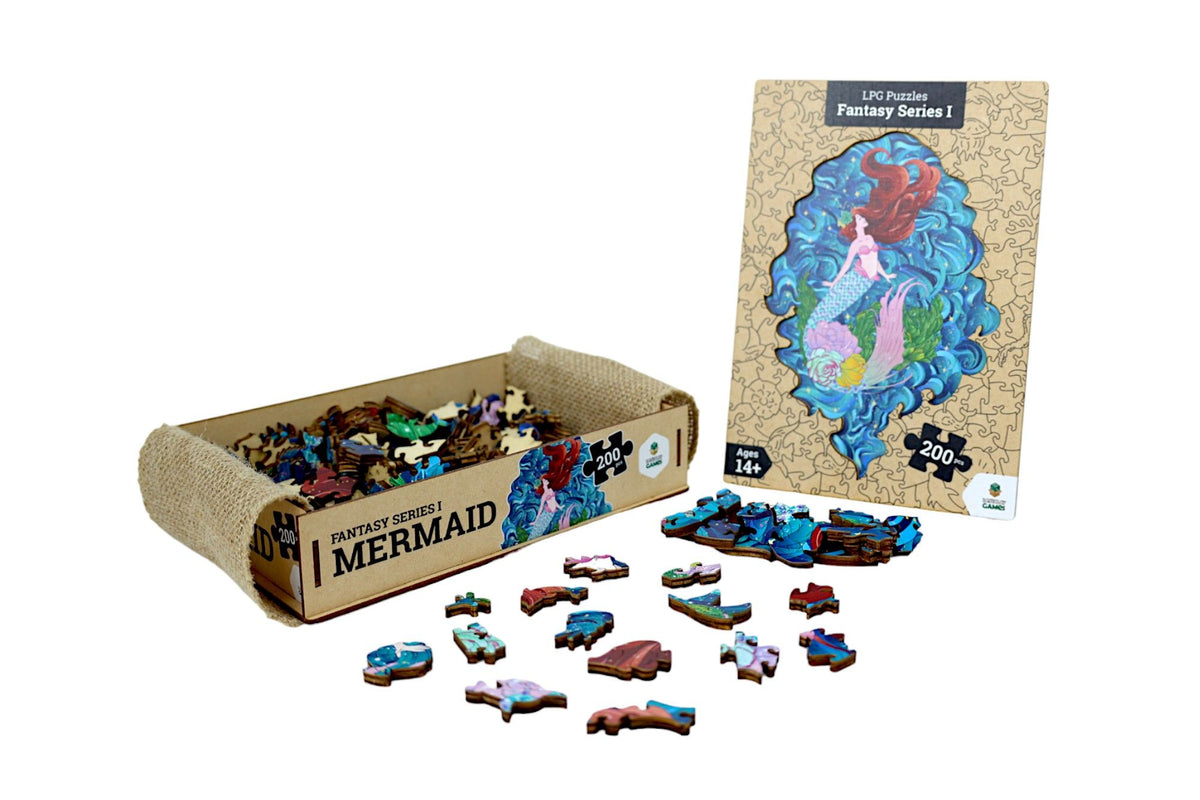 LPG Puzzles Wooden Fantasy Puzzle - Mermaid