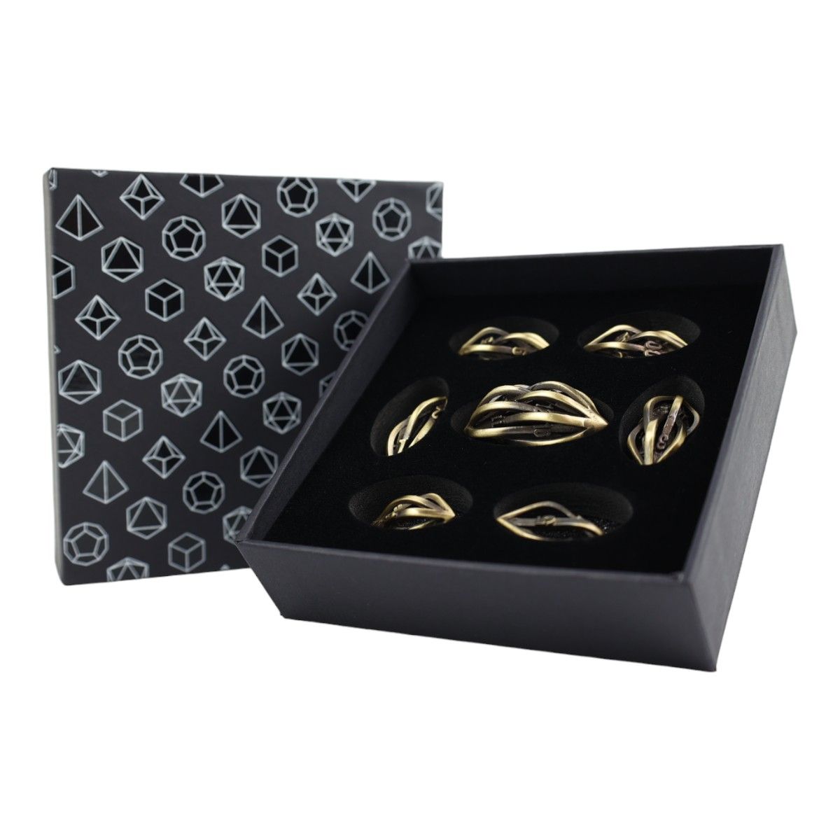 LPG Dice RPG Set Hollow Melon - Tarnished Gold - Good Games