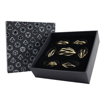 LPG Dice RPG Set Hollow Melon - Tarnished Gold - Good Games