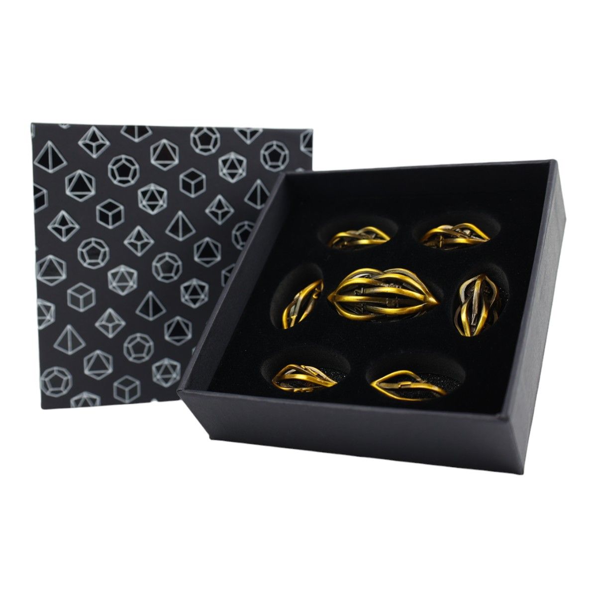 LPG Dice RPG Set Hollow Melon - Ancient Bronze - Good Games