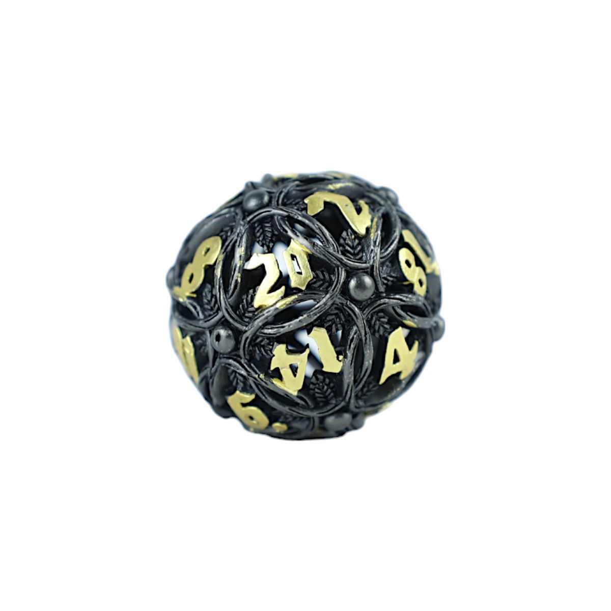 LPG Dice RPG Set Hollow Vines - Black and Gold - Good Games