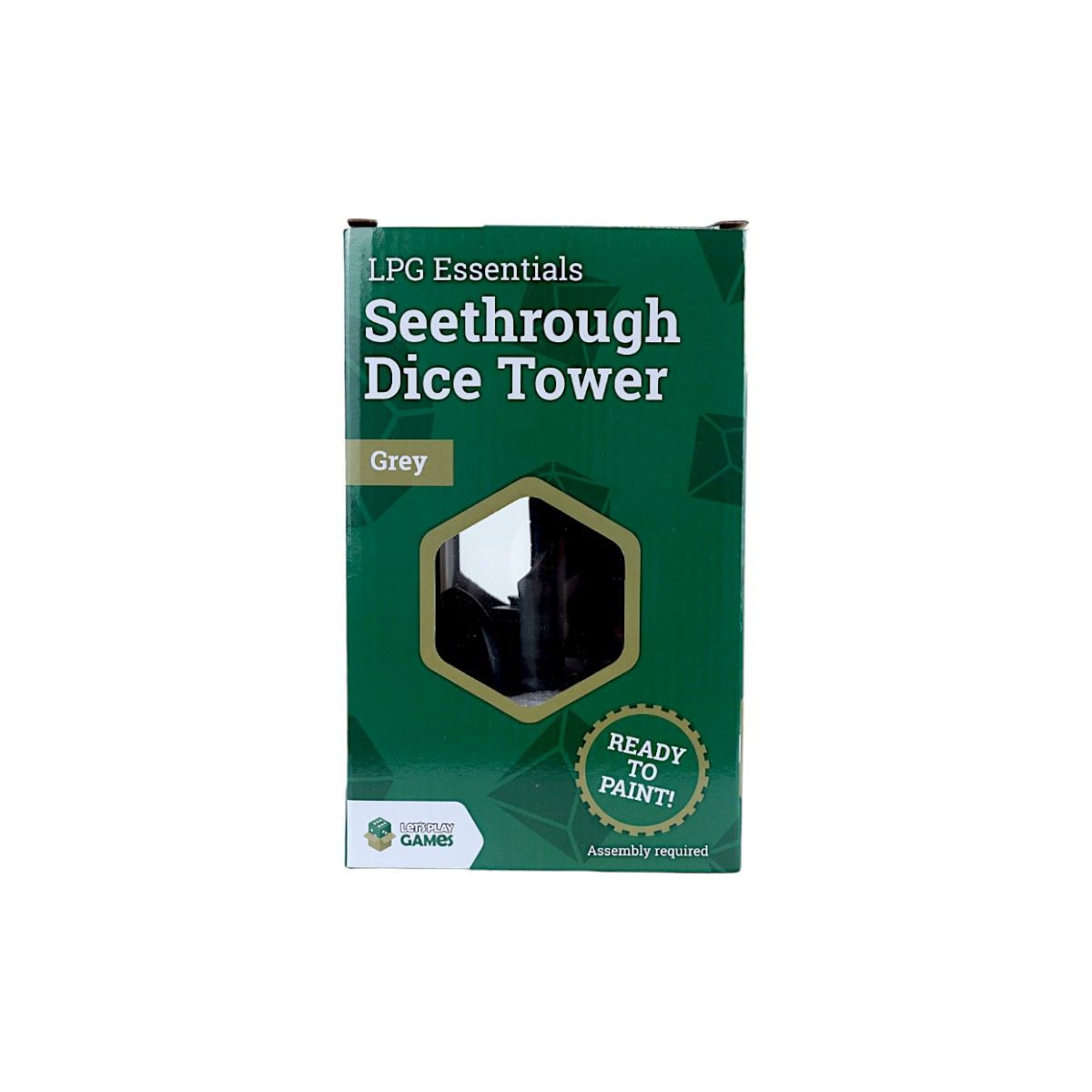 LPG Seethrough Dice Tower - Grey - Good Games