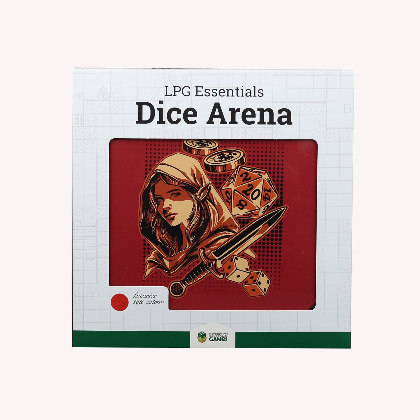 Lpg Essentials Dice Arena Scarlet / Copper