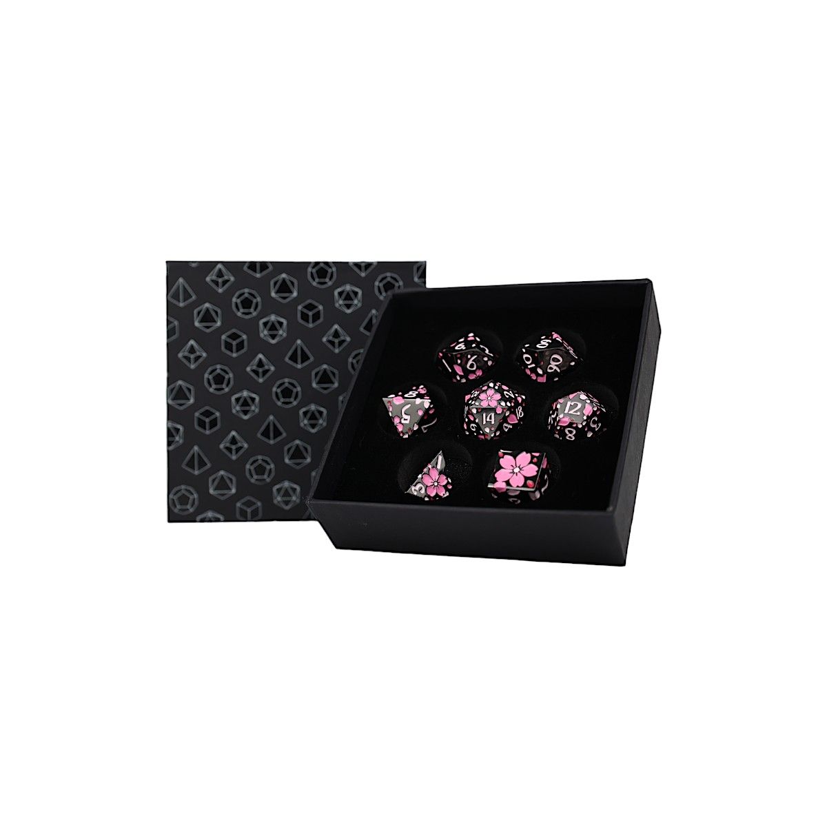LPG Dice RPG Set Inscripted Sakura Pink - Good Games