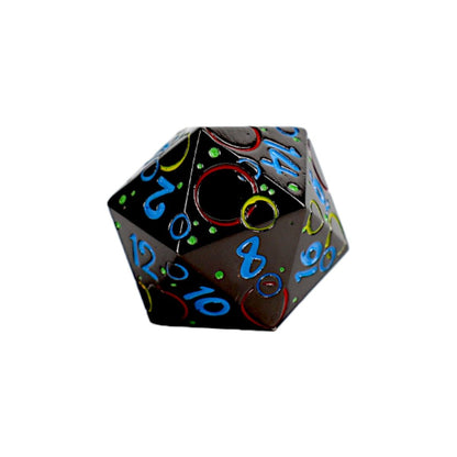LPG Dice RPG Set Inscripted Bubbles Neon - Good Games