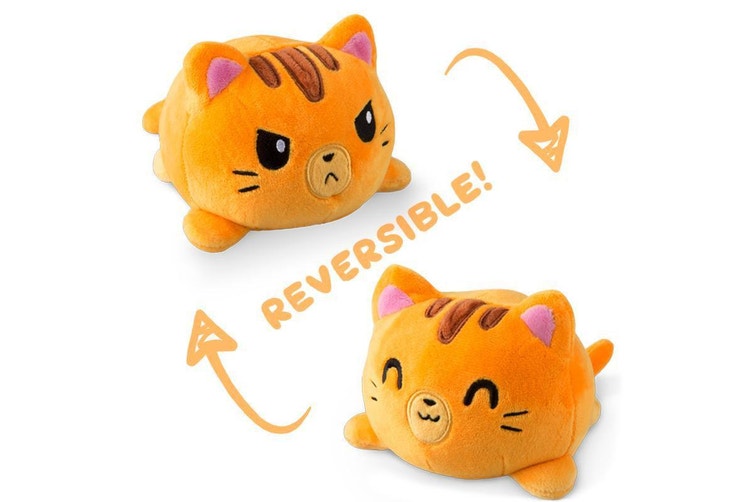 Reversable Plushie - Orange Tabby Cat
