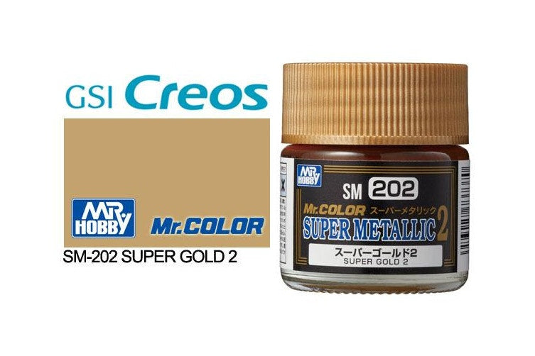 MR. Hobby Super Metallic 2 SM202 Super Gold 2 10ml - Good Games