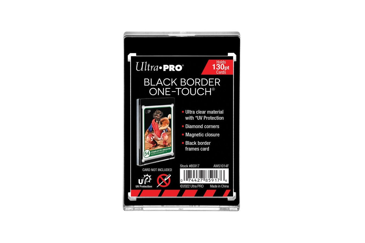 Ultra Pro: 130PT Black Border UV ONE-TOUCH Magnetic Holder - Good Games