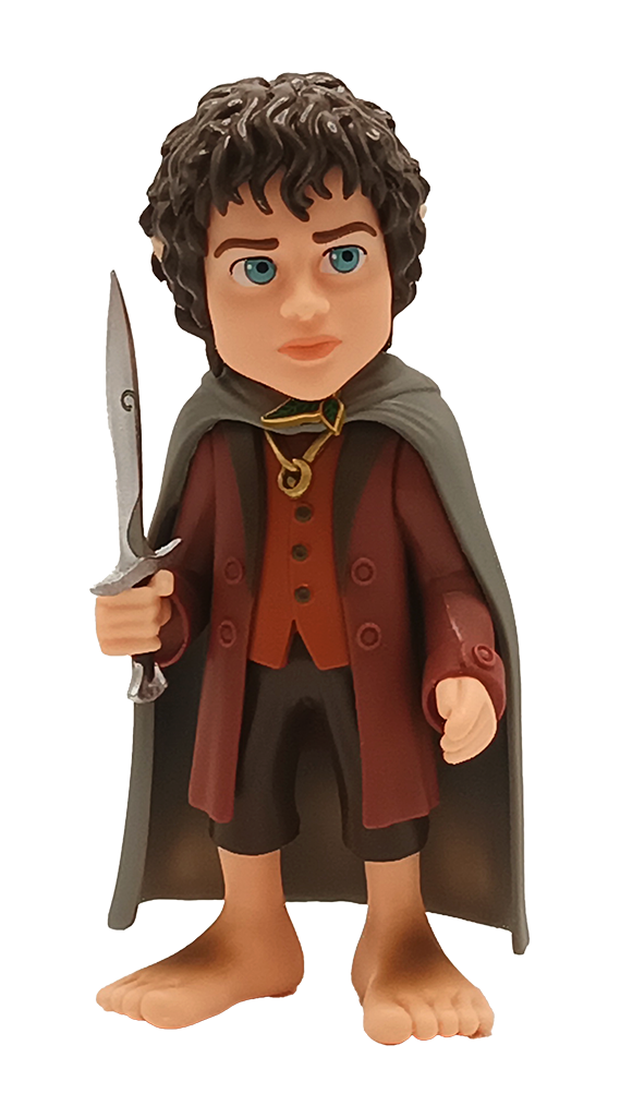 Side angle of Frodo Baggins Minix collectible figure