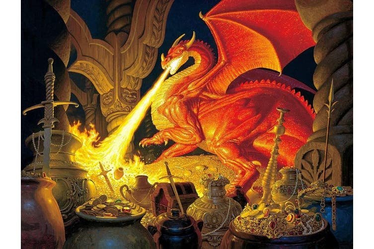 SunsOut Smaug Dragon 1000 Piece Jigsaw - Good Games