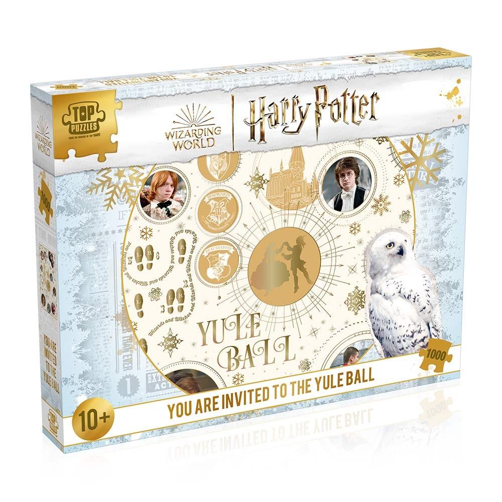 Front Box view of Winning Moves Harry Potter The Yule Ball 1000 piece Jigsaw Puzzle Set