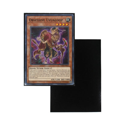 BCW - Elite2 Small Deck Guard Card Sleeves 60-Pieces 62 mm x 82 mm Size - Black - Good Games