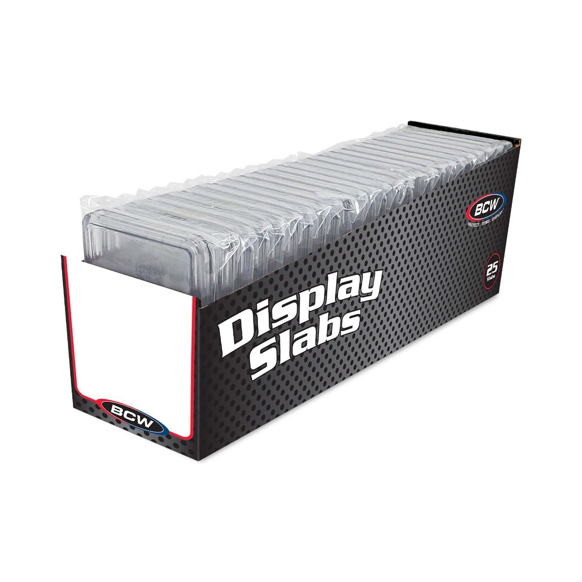 Open BCW No Insert Currency Display Slab showing interior layout