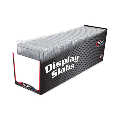 Open BCW No Insert Currency Display Slab showing interior layout