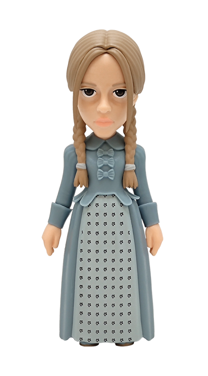 MINIX Wednesday Goody Addams 138 figure in blue dress with braided hair