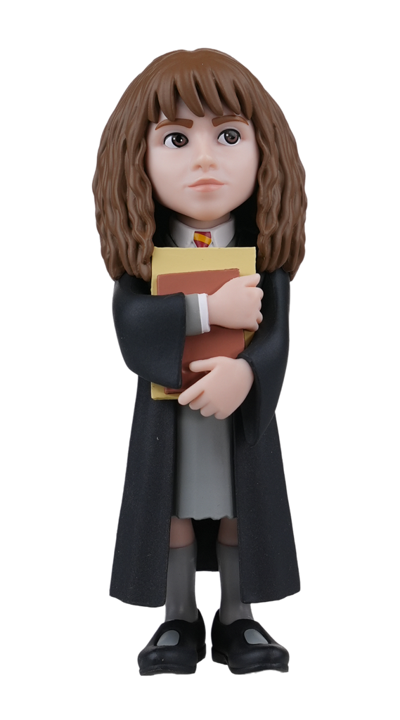 Side view of Minix Hermione Granger figure showing wand detail