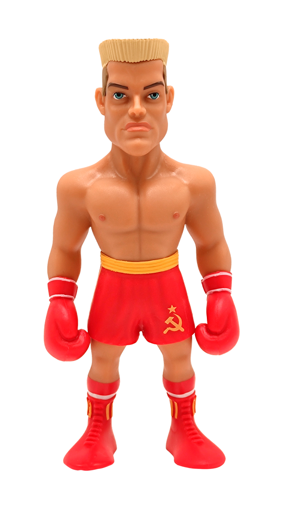 MINIX Rocky Ivan Drago figure of ivan drago in red boxing gear with soviet symbol