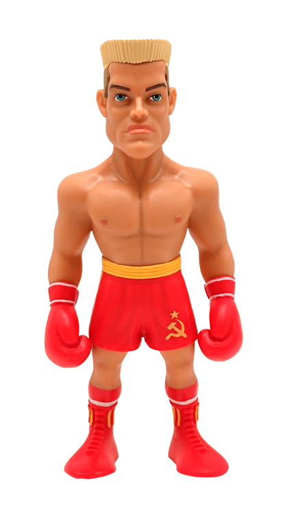 MINIX Rocky Ivan Drago figure of ivan drago in red boxing gear with soviet symbol
