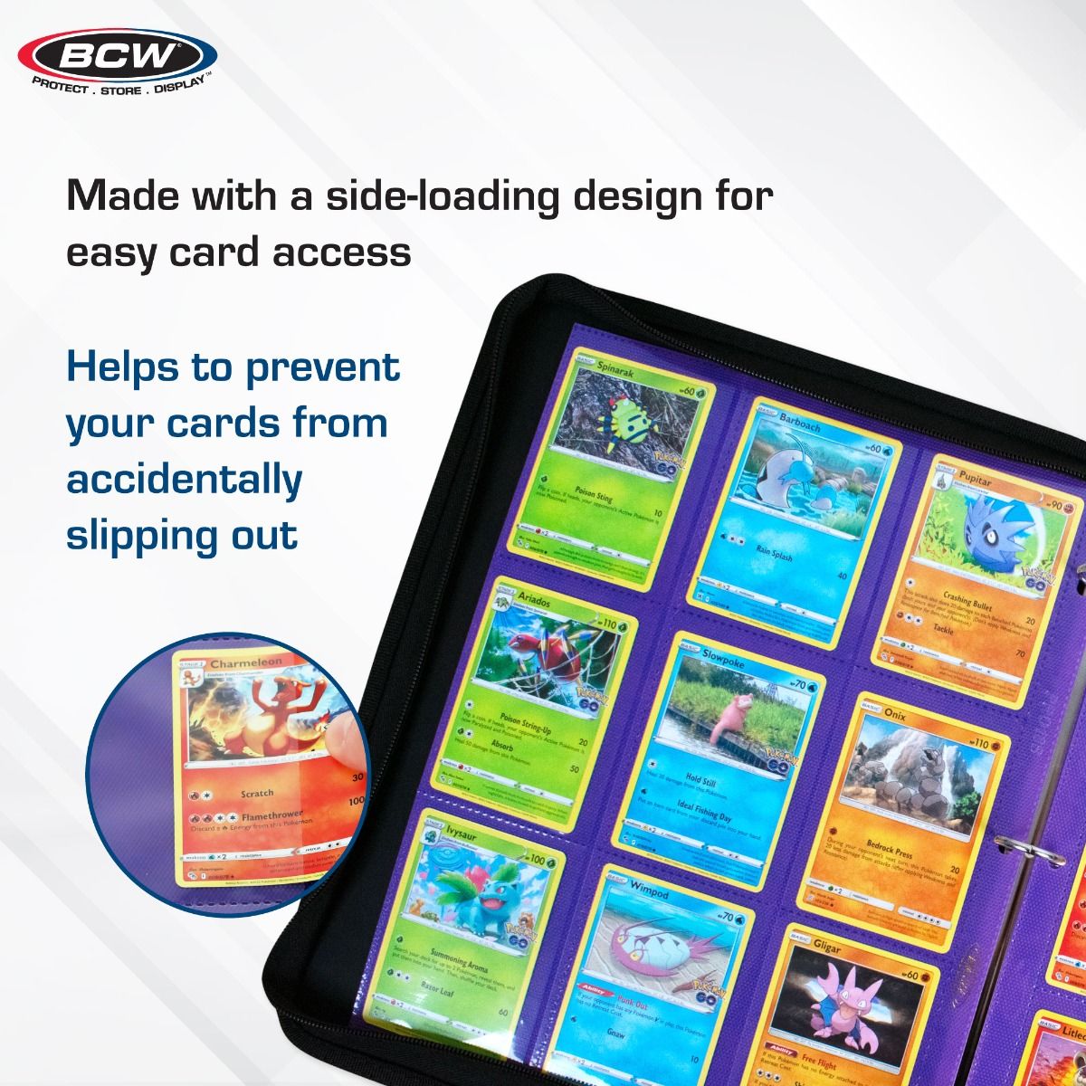 Back side of BCW Pro18s PUR product info sheet with usage instructions
