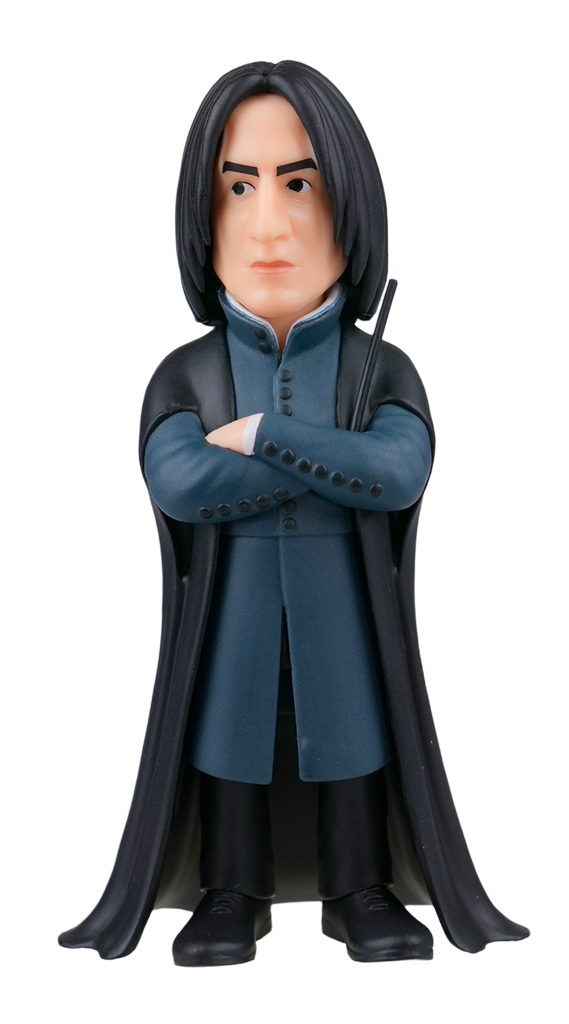 Side view of Minix Severus Snape with wand and robe detail
