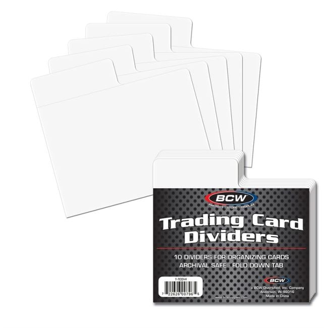 BCW Trading Card Dividers Horizontal (10 Dividers Per Pack) - Good Games