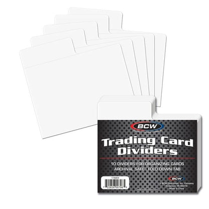 BCW Trading Card Dividers Horizontal (10 Dividers Per Pack) - Good Games