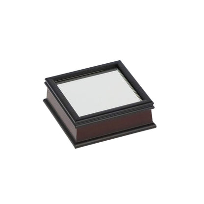 360-degree view of BCW Wood Base for Baseball Holder