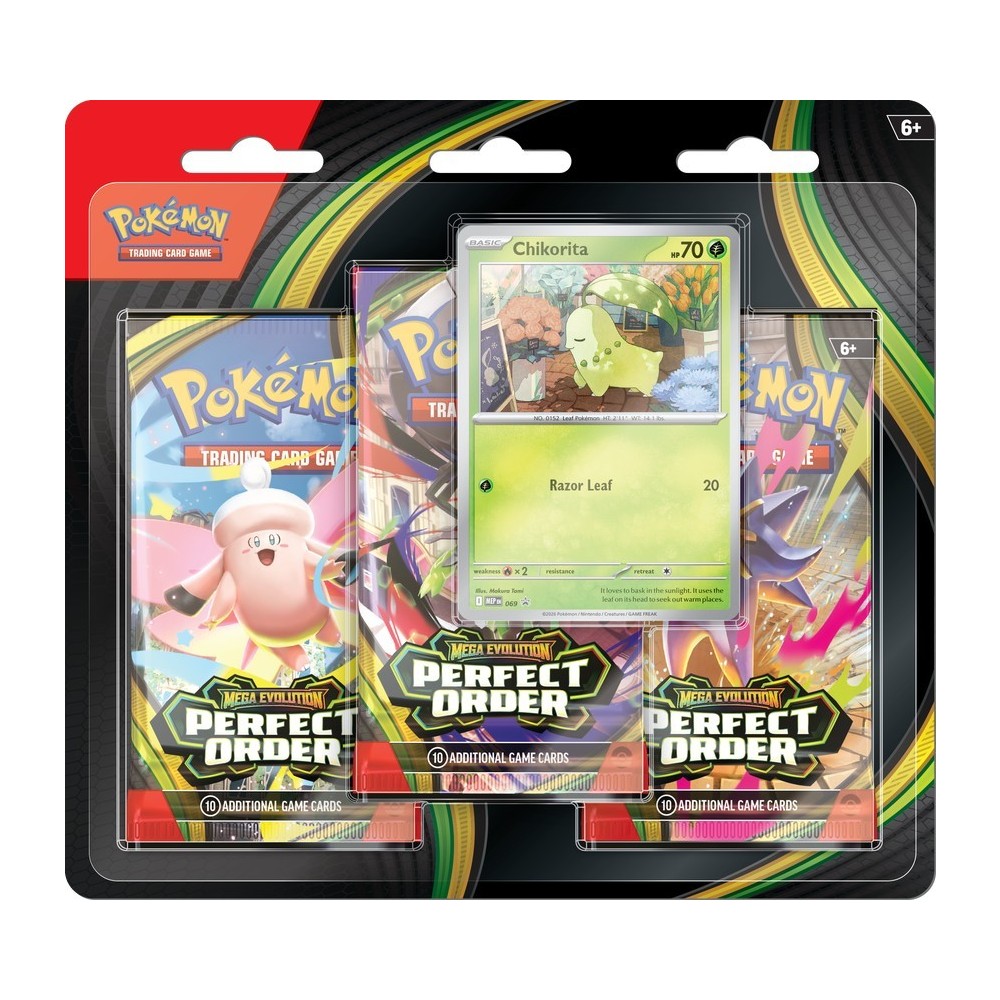Pokemon TCG - Perfect Order Three Booster Blister
