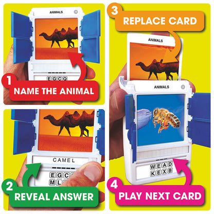 100 Pics Animals quiz game support cards