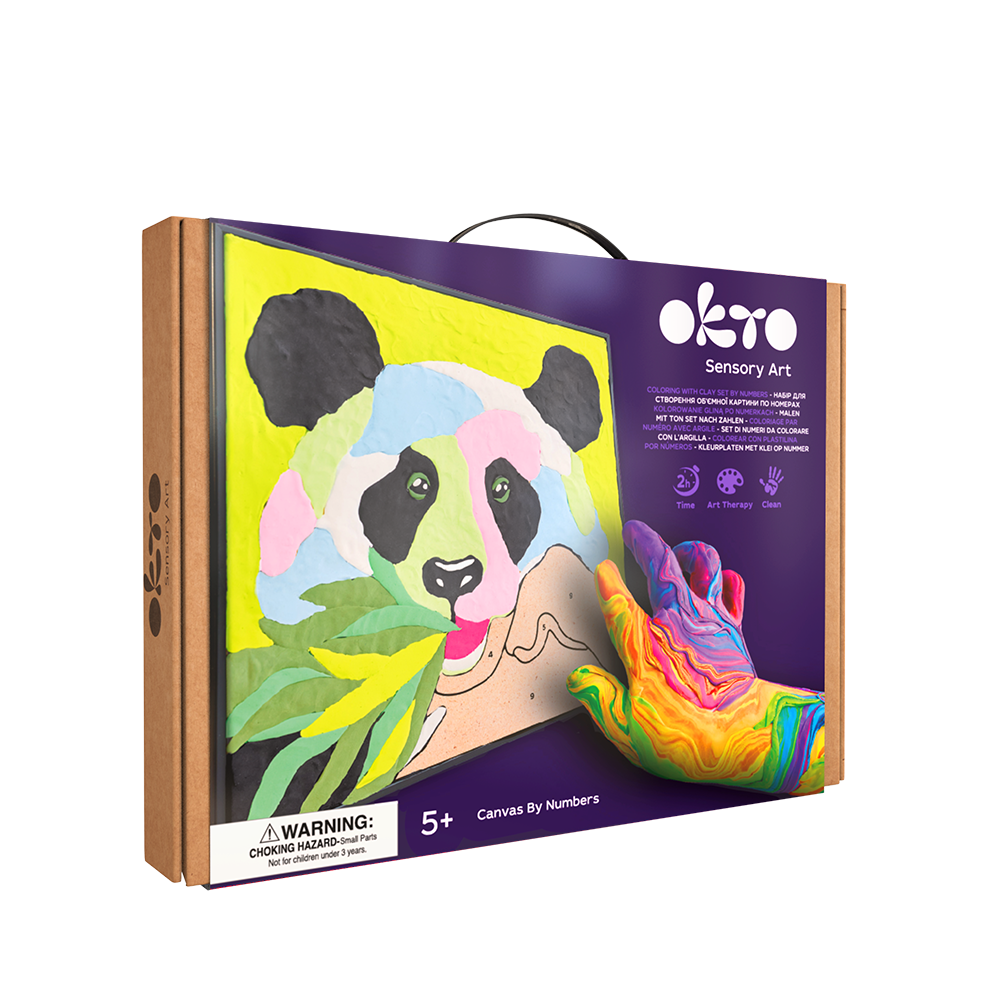 Panda Coloring with Clay Set - Good Games