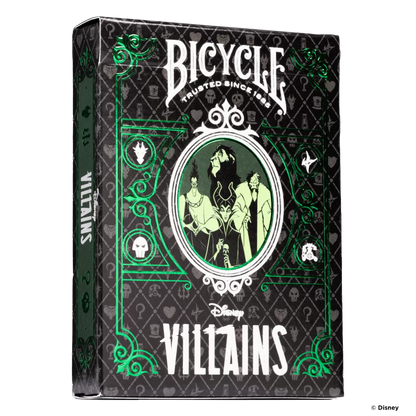 Bicycle Disney Villains Green/Purple Mix Playing Cards - Good Games