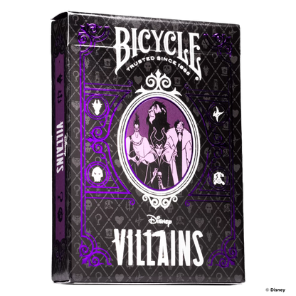Bicycle Disney Villains Green/Purple Mix Playing Cards - Good Games
