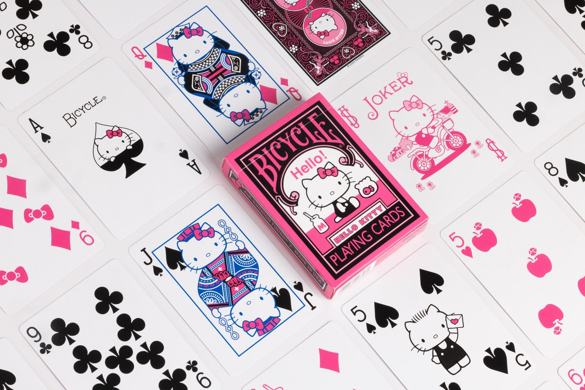 Bicycle Hello Kitty Black & Pink Playing Cards - Good Games