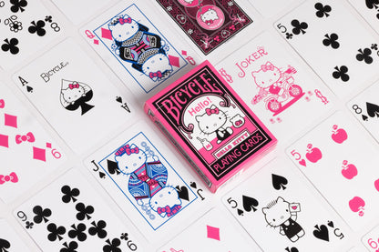 Bicycle Hello Kitty Black & Pink Playing Cards - Good Games