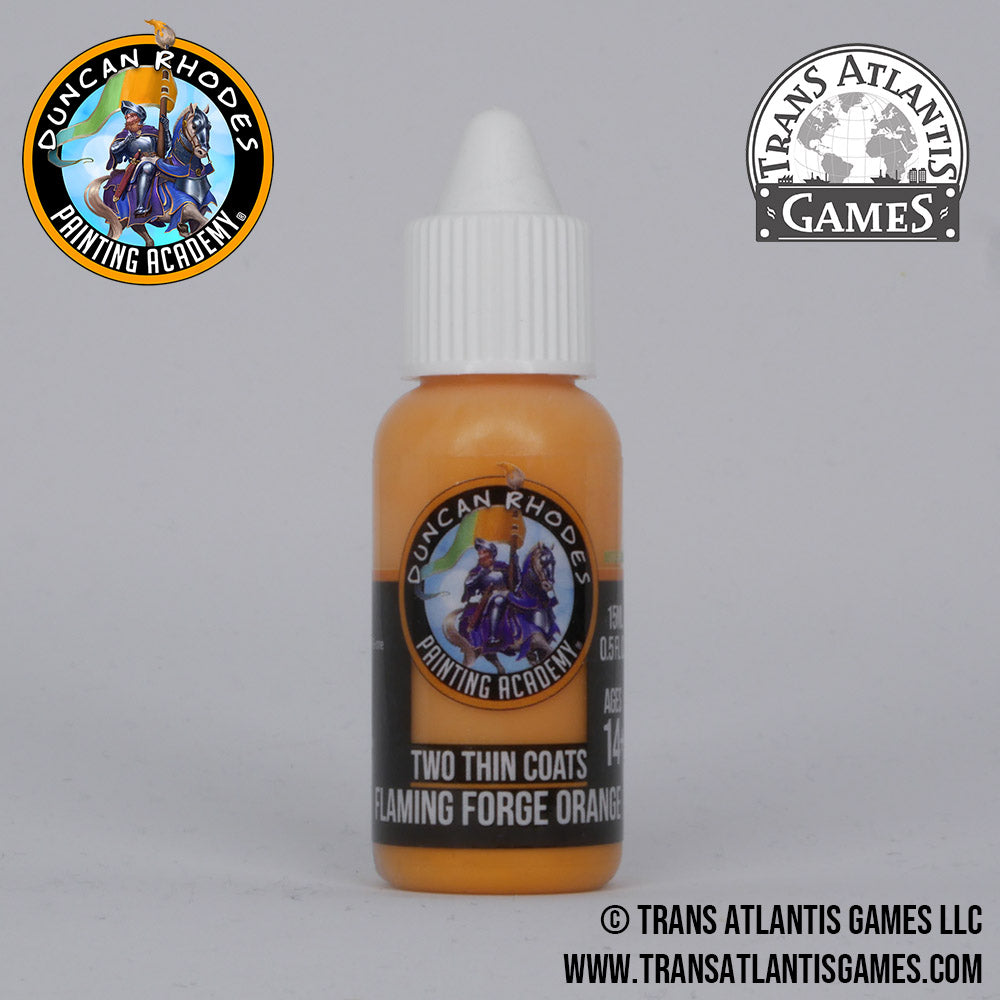 Two Thin Coats - Flaming Forge Orange 15ml - Good Games