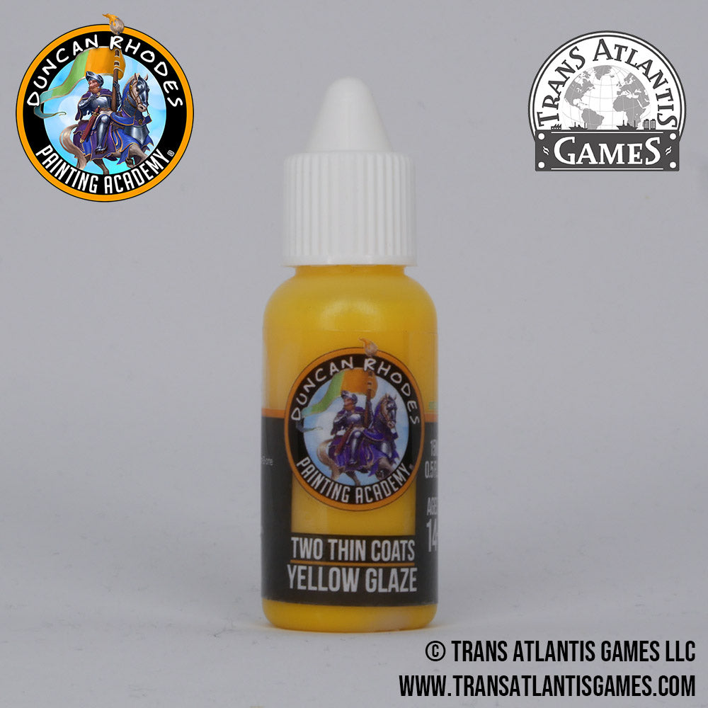 Two Thin Coats - Yellow Glaze 15ml - Good Games