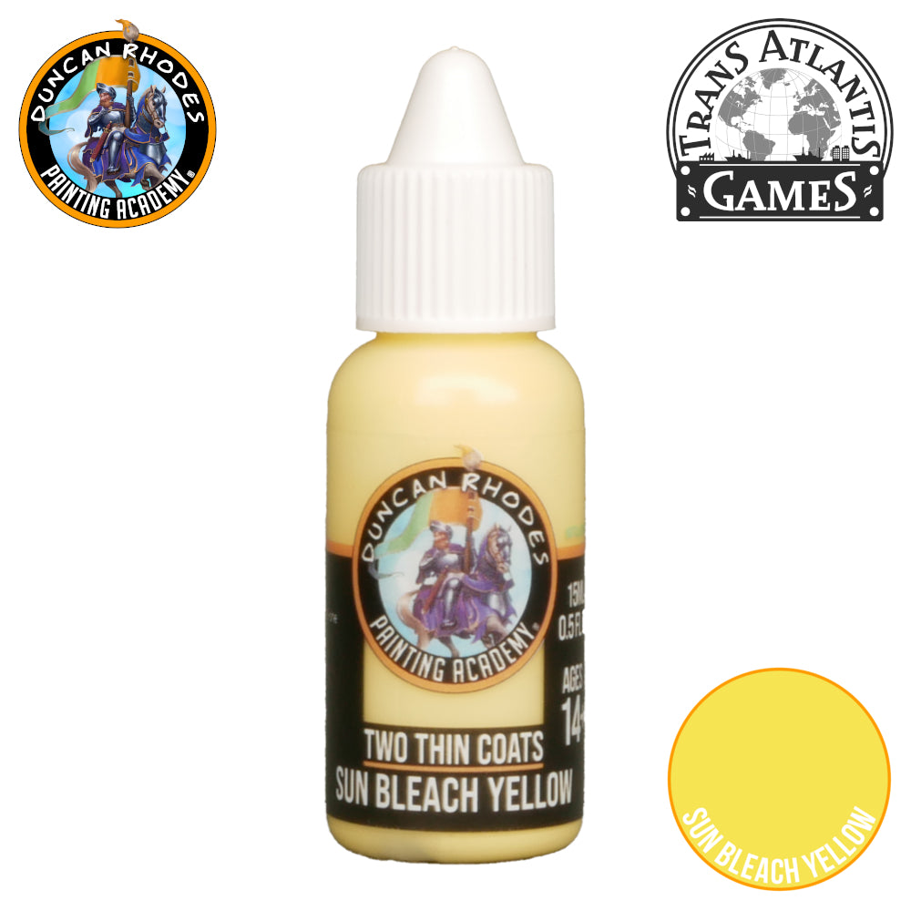 Two Thin Coats Paint 15ml - Sun Bleach Yellow - Good Games