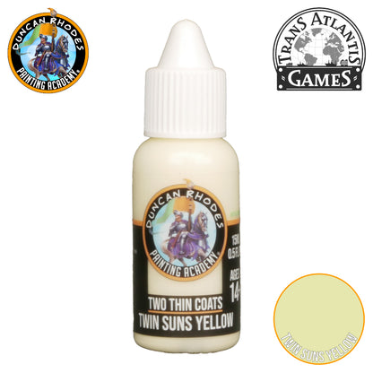 Two Thin Coats Paint 15ml - Twin Suns Yellow - Good Games