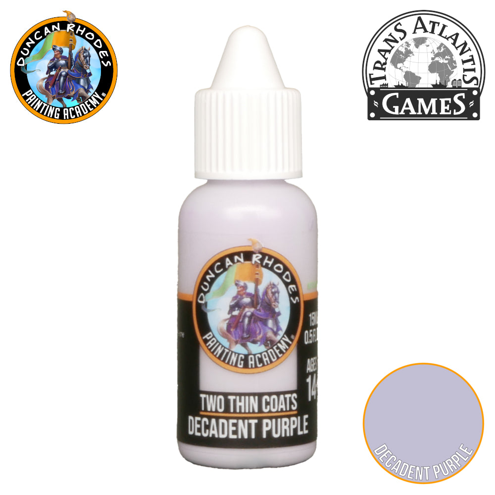 Two Thin Coats Paint 15ml - Decadent Purple - Good Games