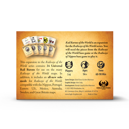 Rail Barons of the World - Expansion - Good Games