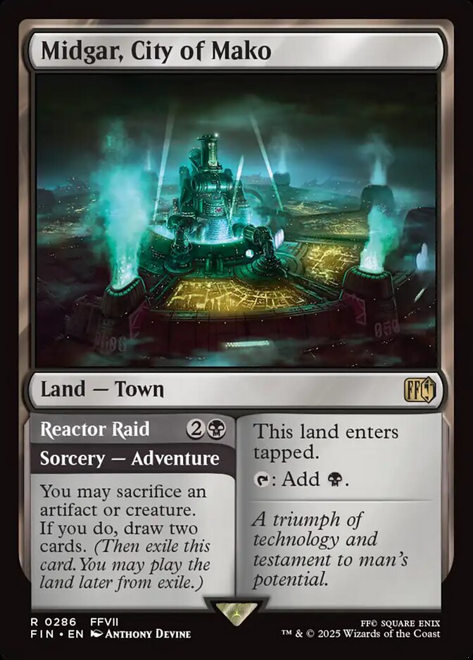 Midgar, City of Mako // Reactor Raid 286 (FINAL FANTASY)  - Foil
