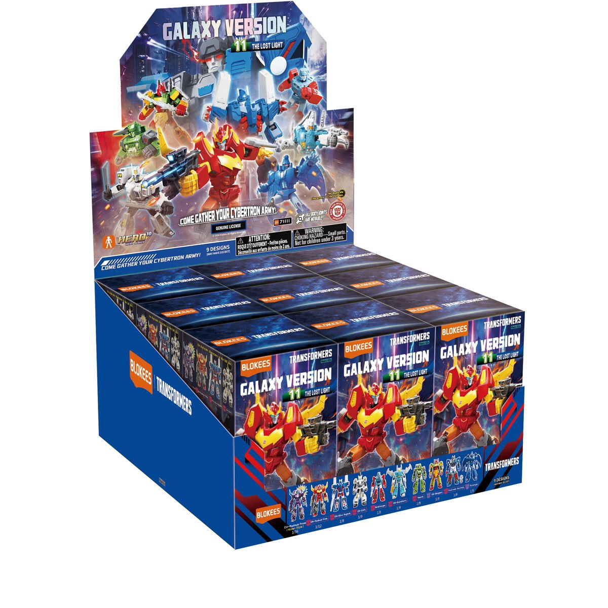 Transformers Galaxy Version 11 - The Lost Light Blokees Figures Display